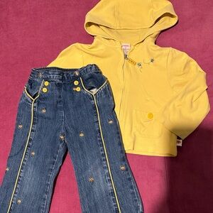 Vintage Gymboree Yellow Set